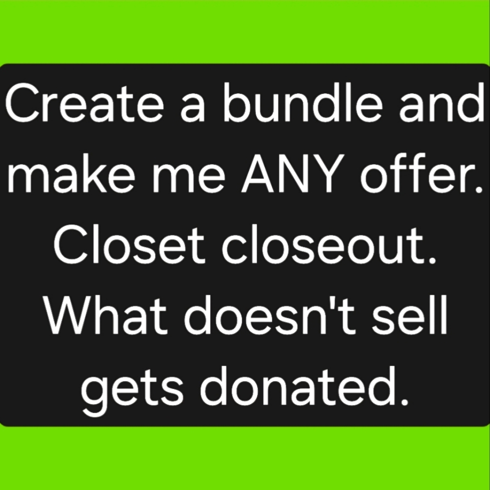 Make me any offer on a bundle